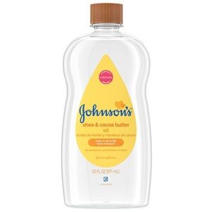 Johnson's Baby Oil Shea & Cocoa Butter‎ Mineral Oil 20 oz